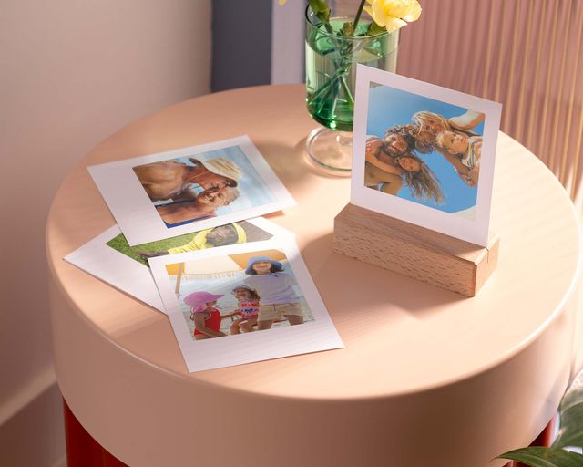 Collection of photo prints featuring favourite summer memories.