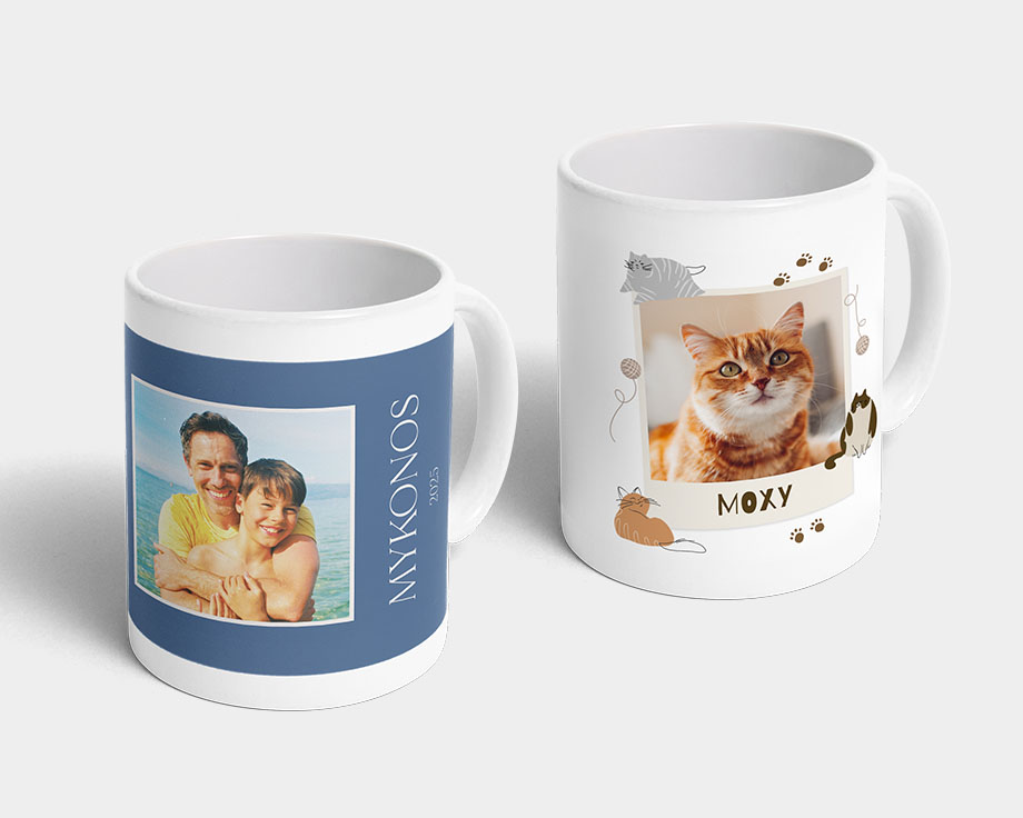 birthday photo mug