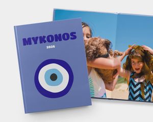 Large Portrait Layflat Hardcover Photo Book