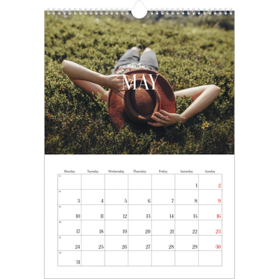 A3 photo calendars — Endless escape [May]