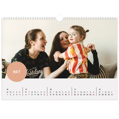A3 Photo Calendar — Photo sticker [cover]