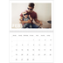 A4 Double Photo Calendar — Big month [February]