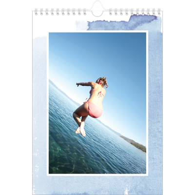 A4 Photo Calendar — Watercolour backgrounds [cover]