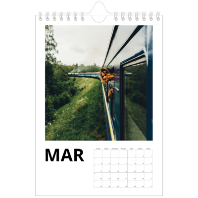 A5 Photo Calendar — Big date [March]