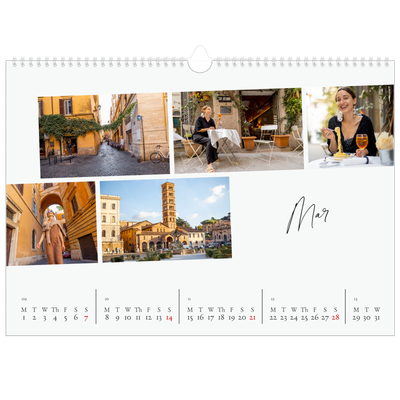 A3 Photo Calendar — City break [March]