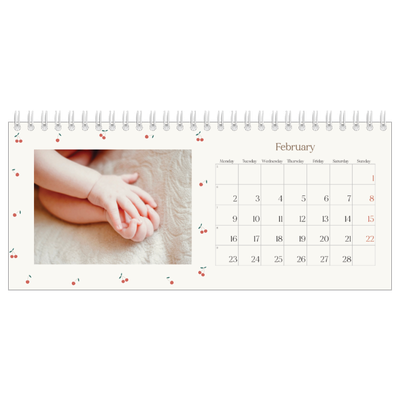 Desk calendars — Cherry bliss [February]