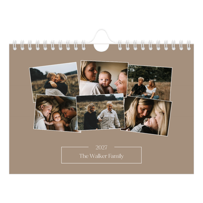 A5 Landscape Photo Calendar — Crafted memories [cover]