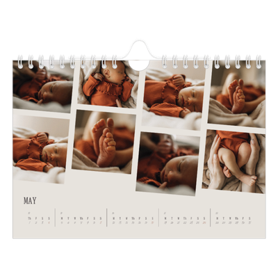 A5 Landscape Photo Calendar — Memories in motion [cover]