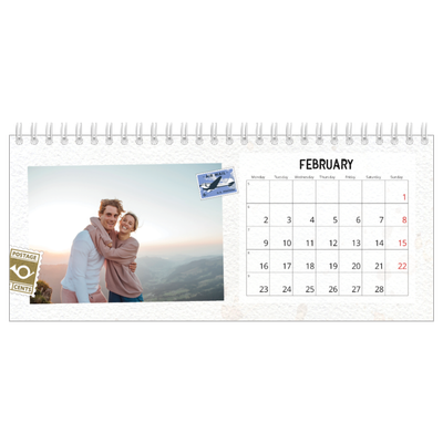 Desk calendars — Parts unknown [February]