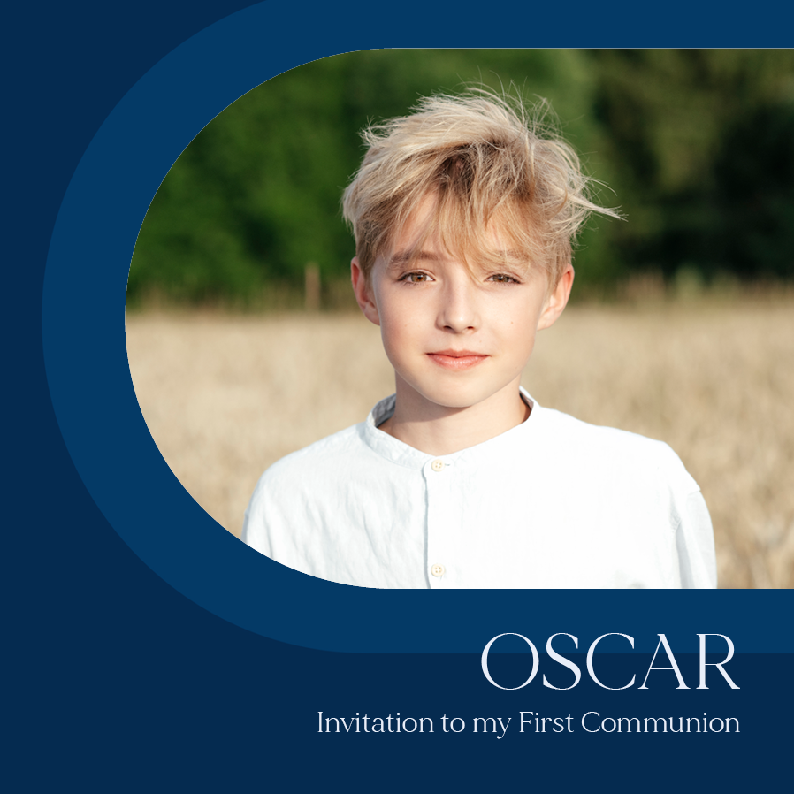 Invitations — Free-flowing - indigo