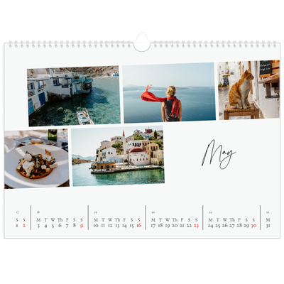 A3 Photo Calendar — City break [May]