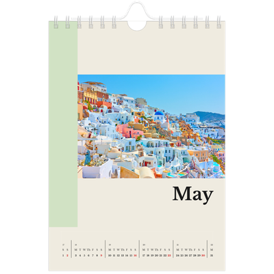 A5 Photo Calendar — Sights of the world [May]