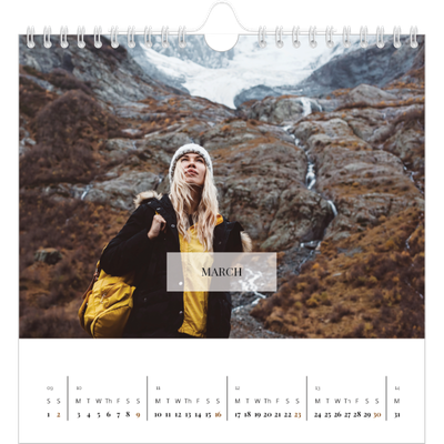 Square calendars  — Classic calendar [March]