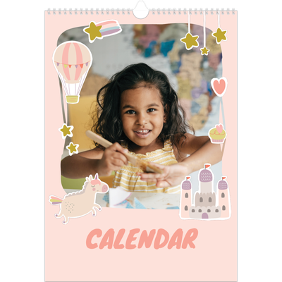 A3 photo calendars — Rainbow unicorn [cover]