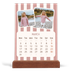 Easel Desk Calendar Portrait  — Retro patterns [March]