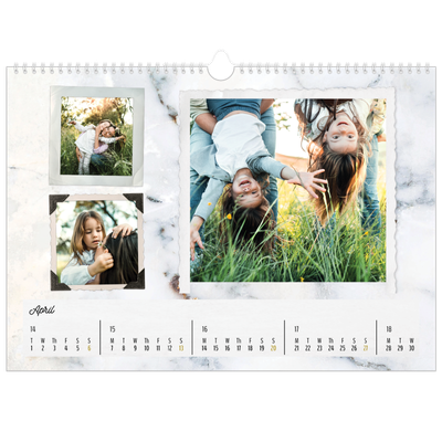 A3 Photo Calendar — Picture collection [April]