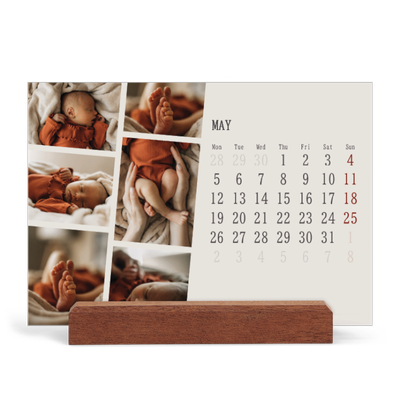 Easel Desk Calendar Landscape  — Memories in motion [cover]