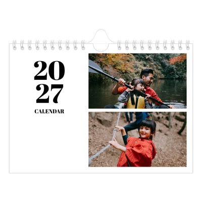 A5 Landscape Photo Calendar — Serif and moments [cover]