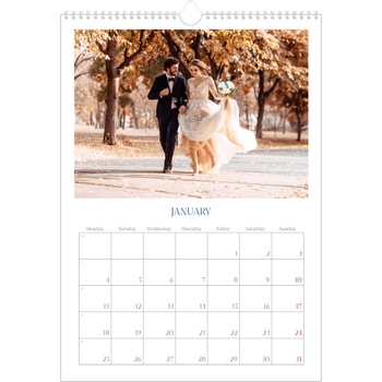 A3 Photo Calendar — Cobalt classic