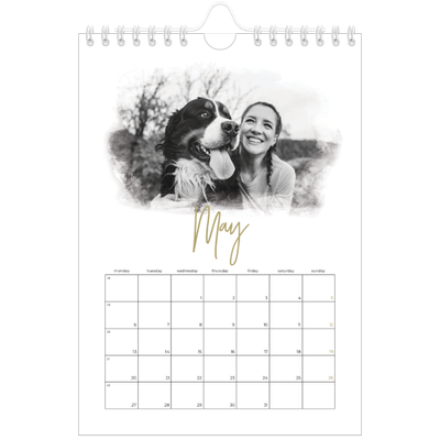 A5 Photo Calendar — Photo effects [May]