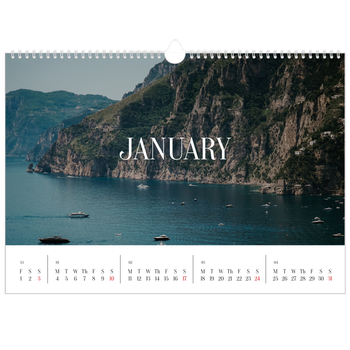 A3 Landscape Photo Calendar — Endless escape