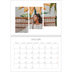 A4 Double Photo Calendar — Travel mosaics [January]