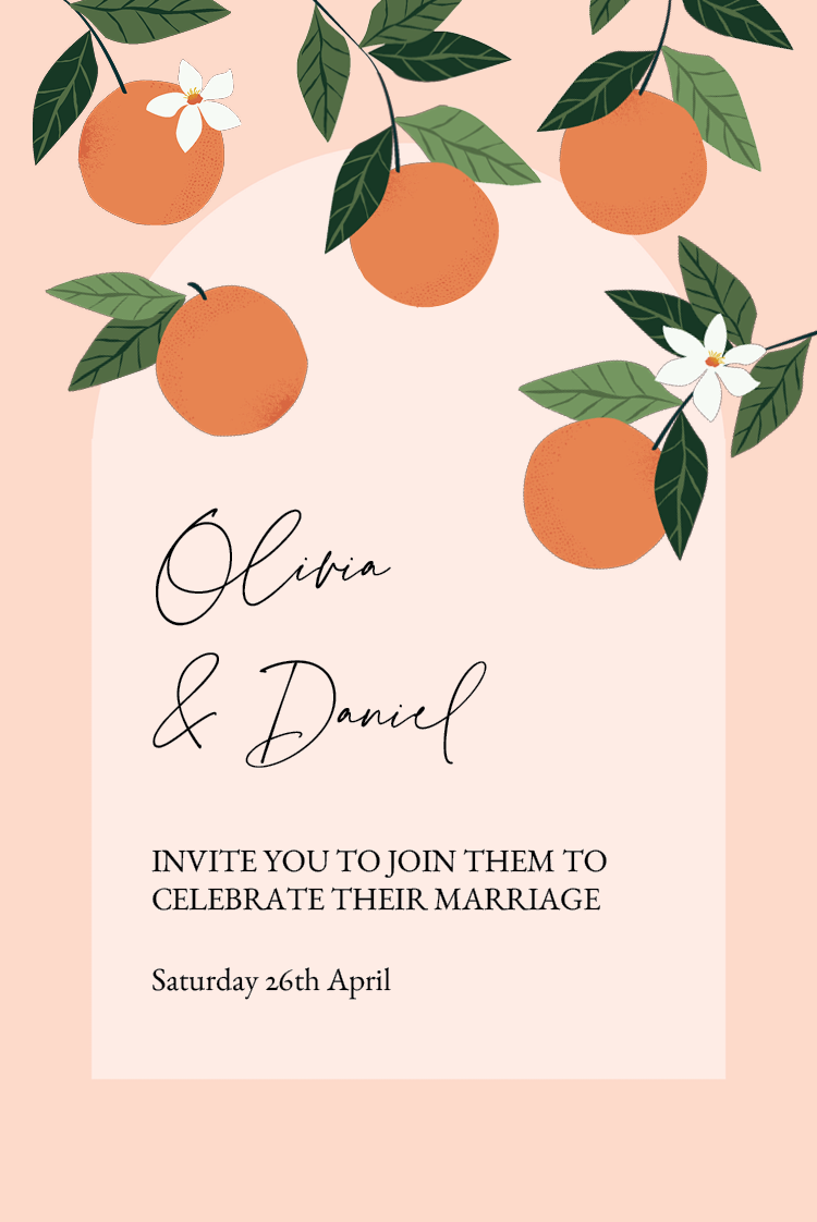 Invitations — Citrus celebrations