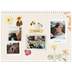 A4 Double Photo Calendar — Vintage scrapbooking [cover]