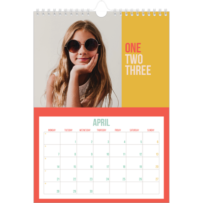 A4 Photo Calendar — Bright and beautiful [April]