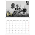 A4 Double Photo Calendar — Large glitter numbers [April]