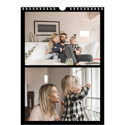 A4 Photo Calendar — Black margin [cover]