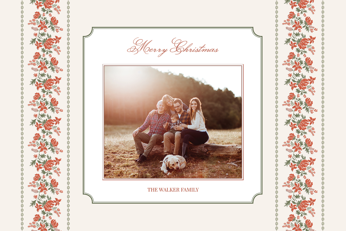 Cards — Crimson garland