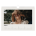 A4 Landscape Photo Calendar — Simple ivory [March]