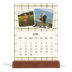 Easel Desk Calendar Portrait  — Retro patterns [April]