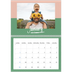 A4 Double Photo Calendar — Colour and pattern [January]