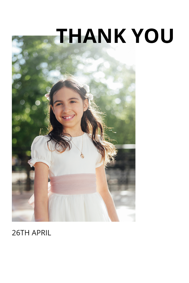 Thank you cards — Contemporary communion