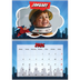 A4 Double Photo Calendar — Comic book [January]