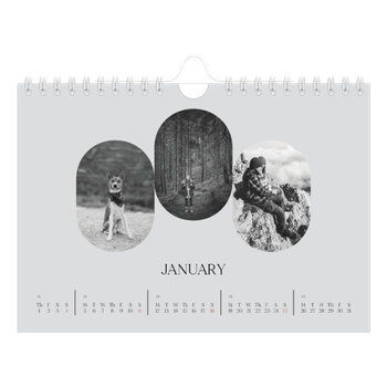 A5 Landscape Photo Calendar — Open road