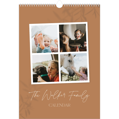 A3 photo calendars — Down to earth [cover]
