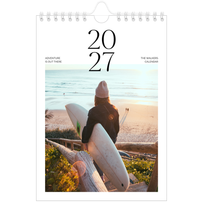 A5 Photo Calendar — Surfing sunsets [cover]