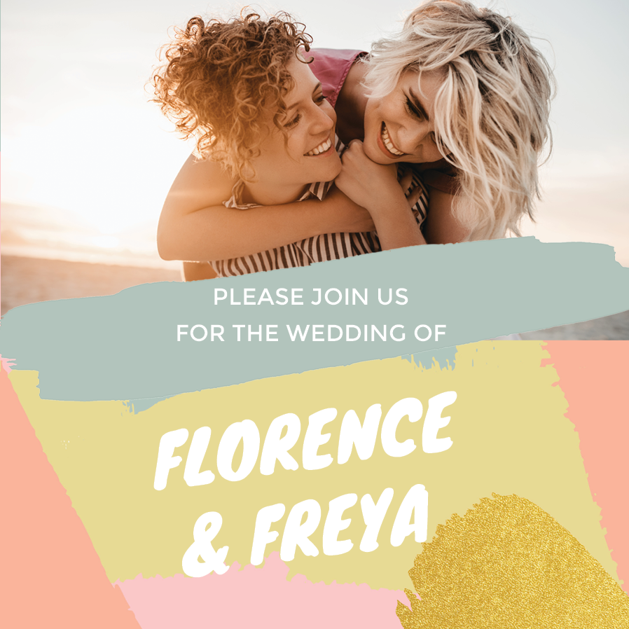 Invitations — Brushstrokes