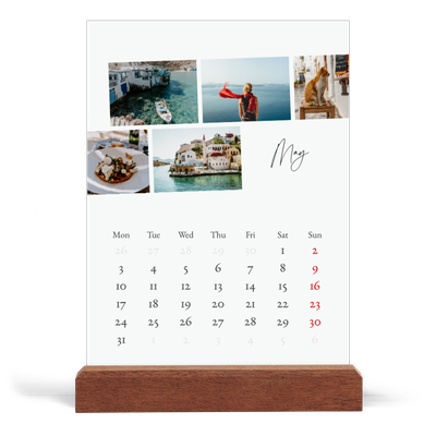 Easel Desk Calendar Portrait  — City break [cover]