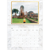 A4 Double Photo Calendar — Gold frame marble [cover]