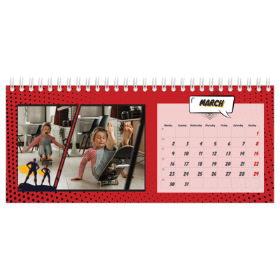 Desk calendars — Comic book [March]