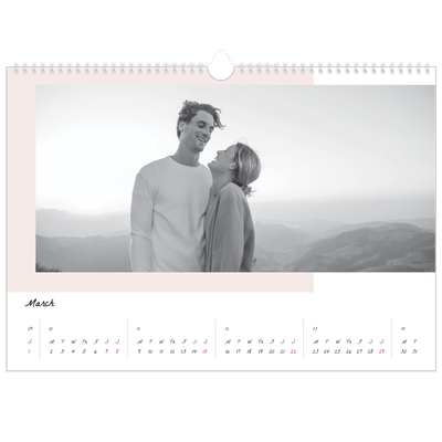 A3 Photo Calendar — Colour screens [March]