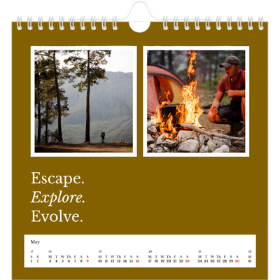 Square calendars  — Editorial Earth [May]