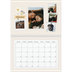 A4 Double Photo Calendar — Vintage scrapbooking [February]