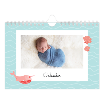 A5 Landscape Photo Calendar — Cute animals [cover]