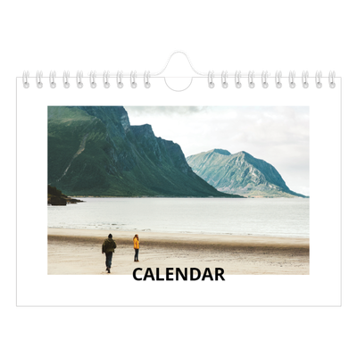 A5 Landscape Photo Calendar — Big date [cover]