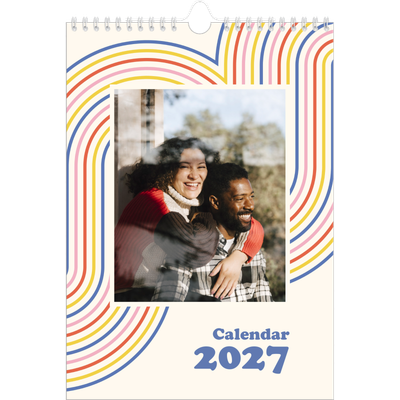 A4 Photo Calendar — Retro stripes [cover]
